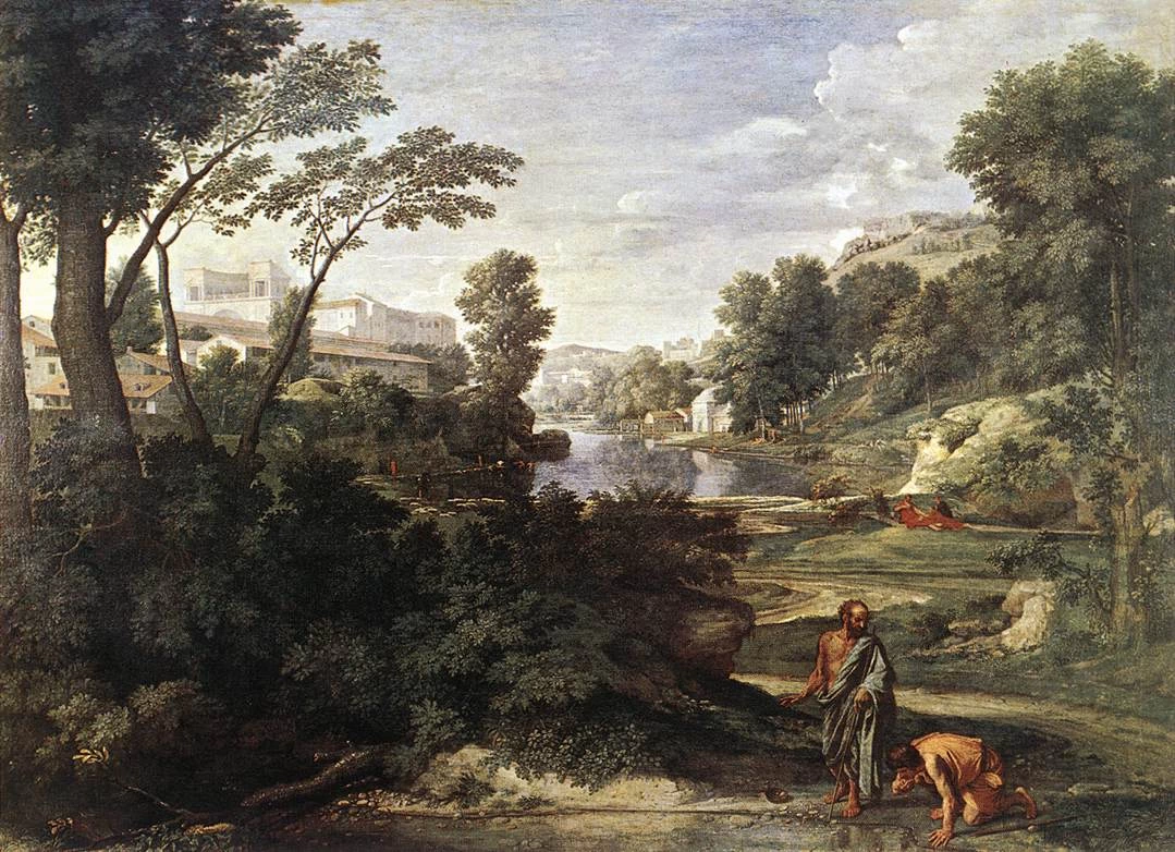 Paesaggio con Diogene - Musée du Louvre, Paris